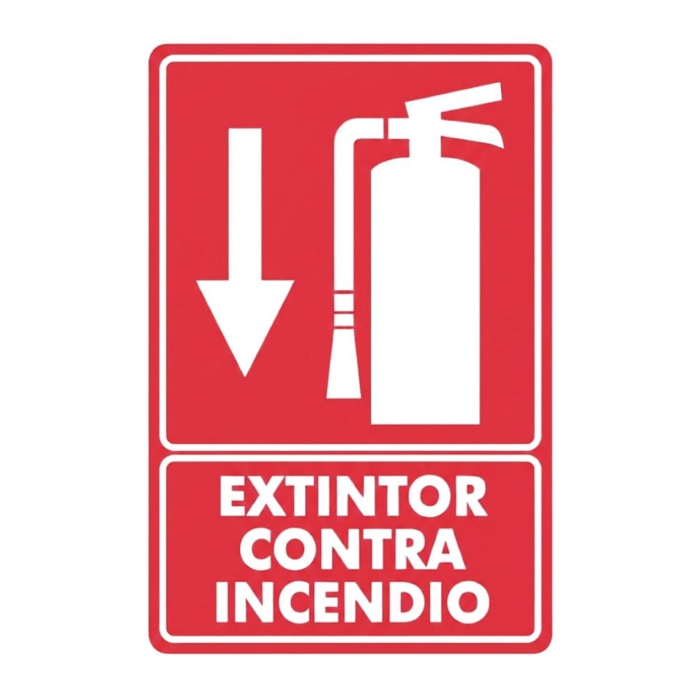 SEÑALAMIENTO EXTINTOR 28 X 36 CM FOTO