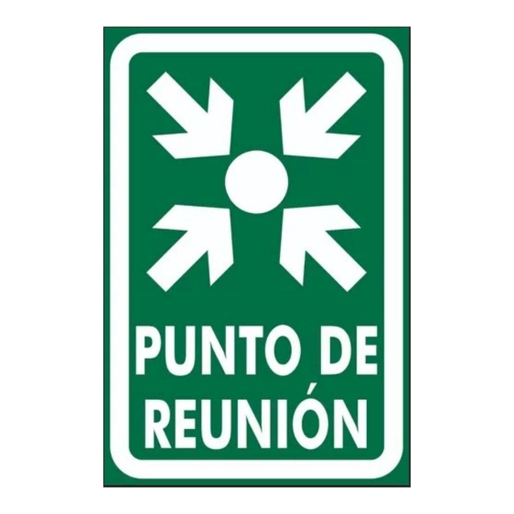 SEÑALAMIENTO PUNTO DE REUNION 40 X 40