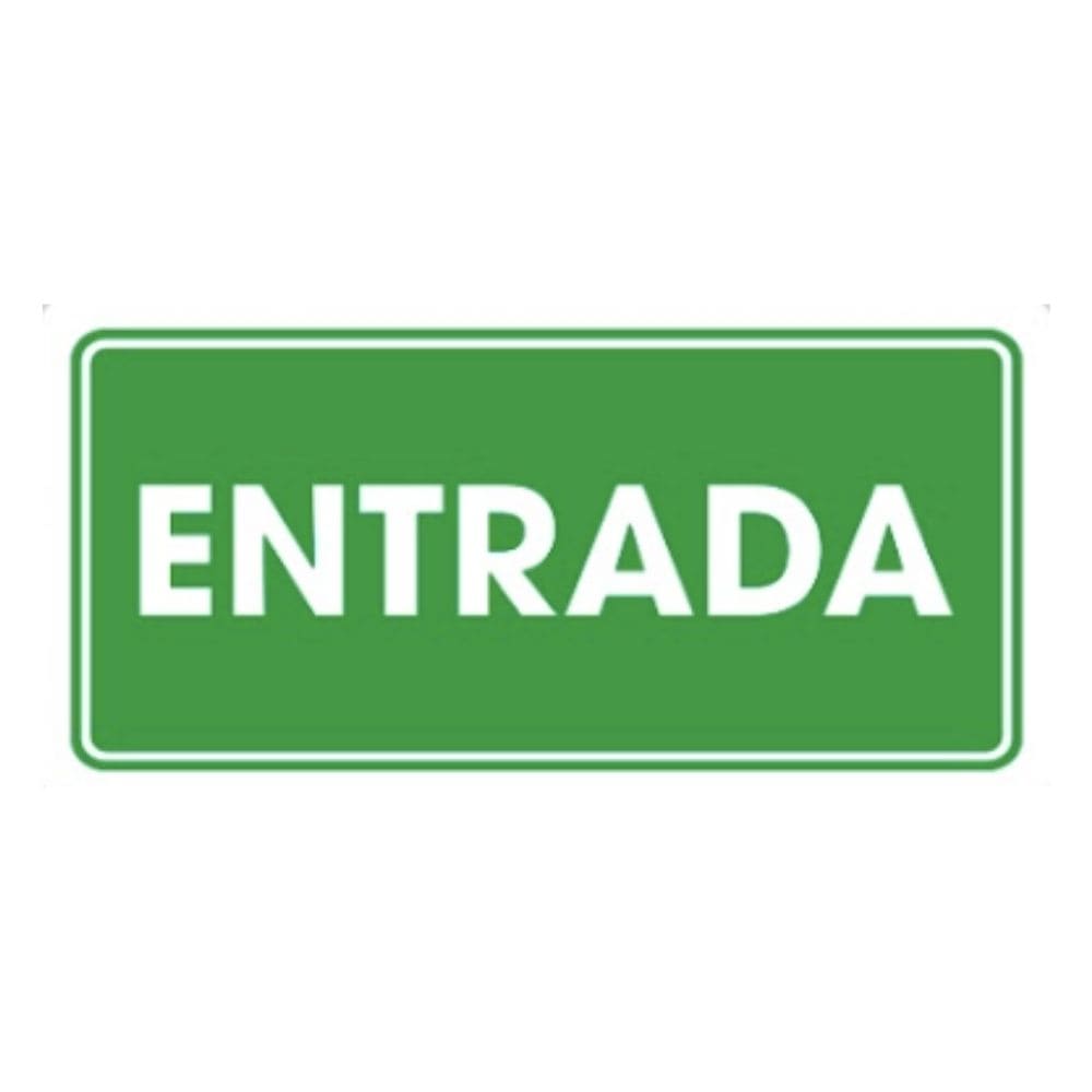 SEÑALAMIENTO ENTRADA 20 X 40