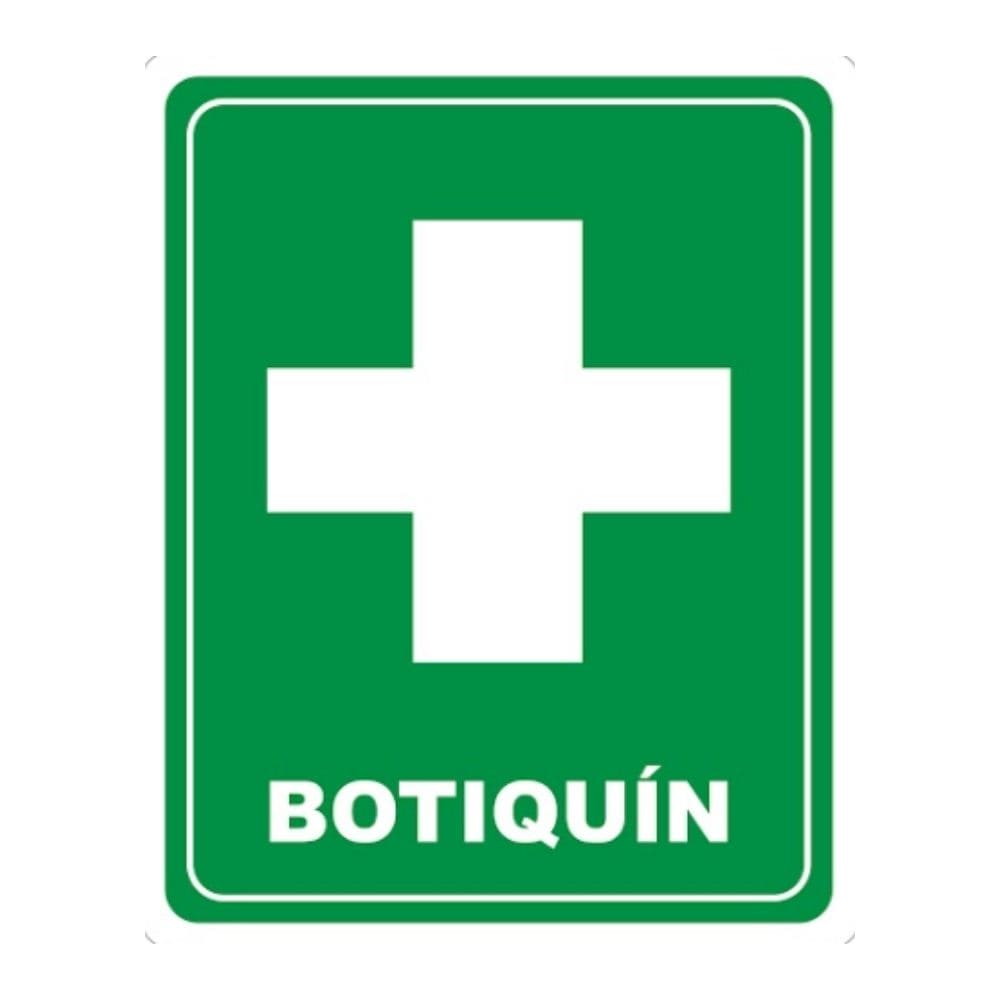 SEÑALAMIENTO BOTIQUIN 20 X 25