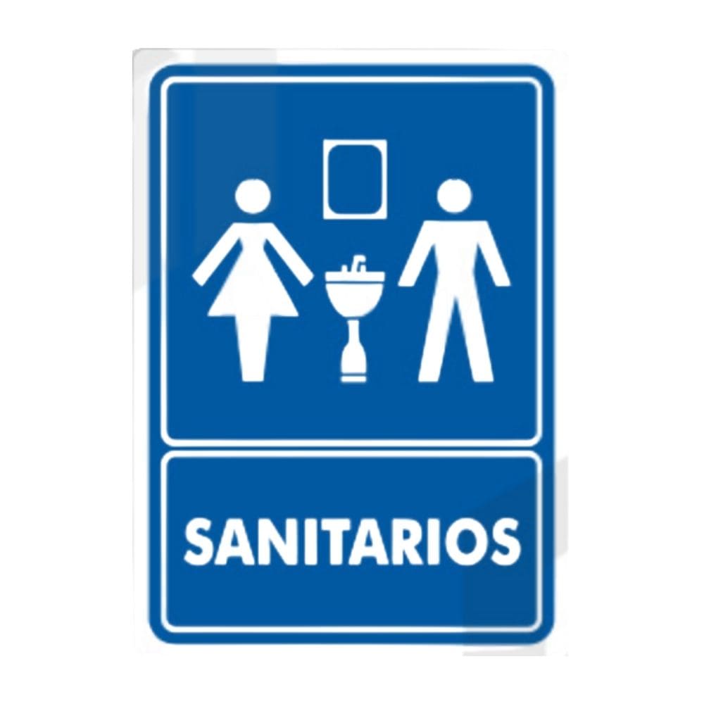 SEÑALAMIENTO SANITARIOS 28 X 36