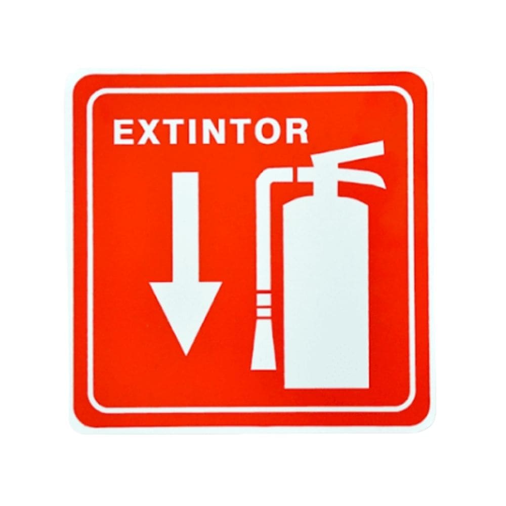 SEÑALAMIENTO EXTINTOR 15 X 15