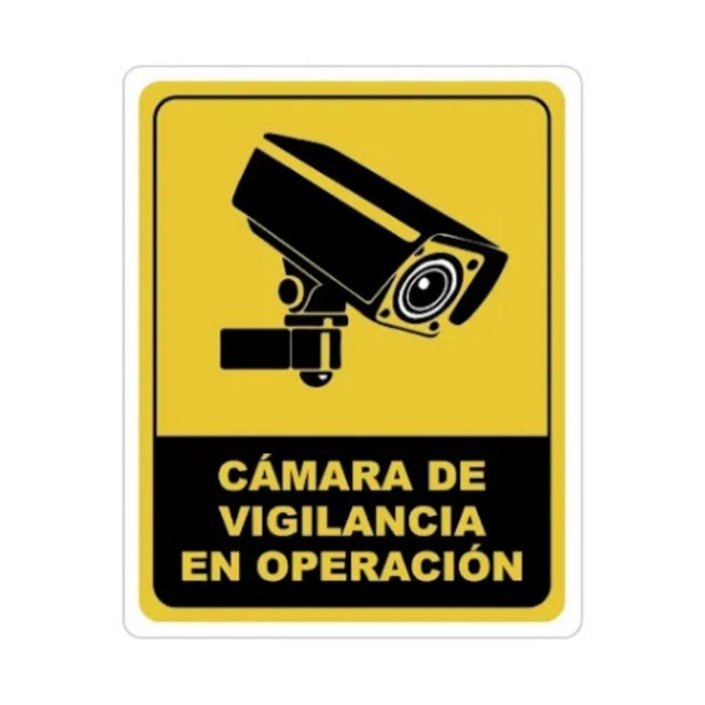 SEÑALAMIENTO CAMARA DE VIG. 28 X 36 CM