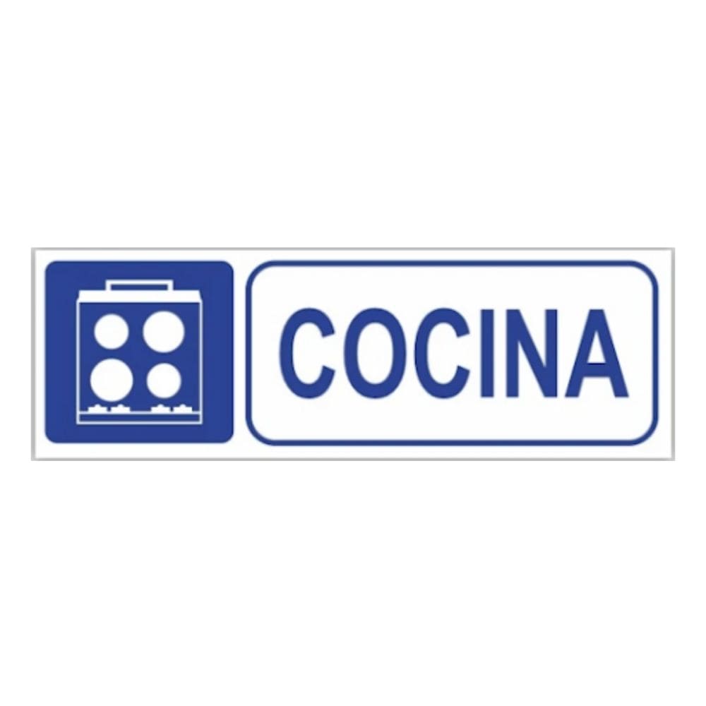 SEÑALAMIENTO COCINA 30X15