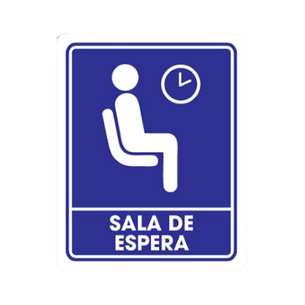 SEÑALAMIENTO SALA DE ESPERA 30X15