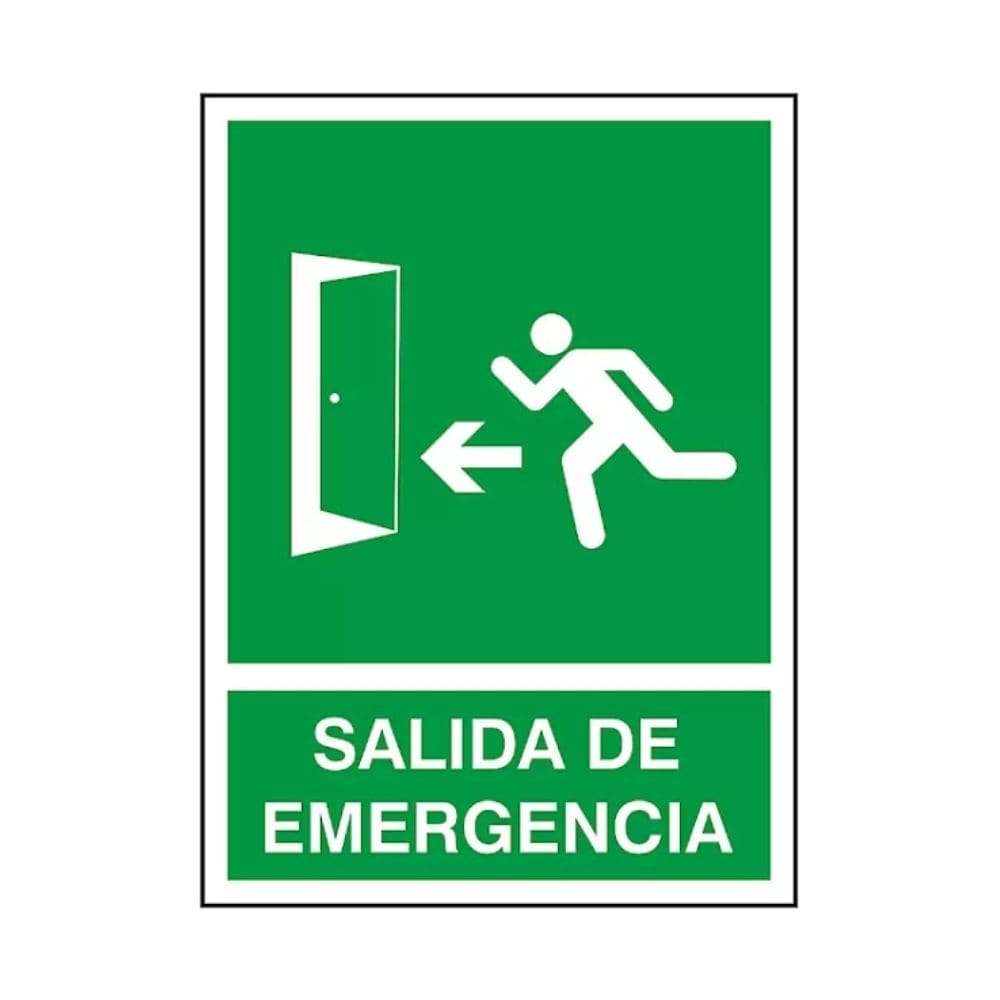 SEÑALAMIENTO SALIDA DE EMERGENCIA 40 X 20