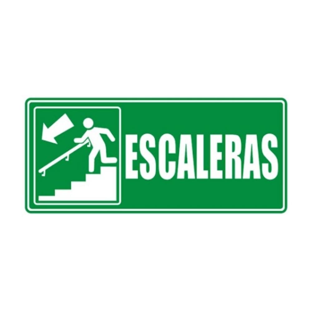 SEÑALAMIENTO ESCALERAS ABAJO DERECHA 30X20