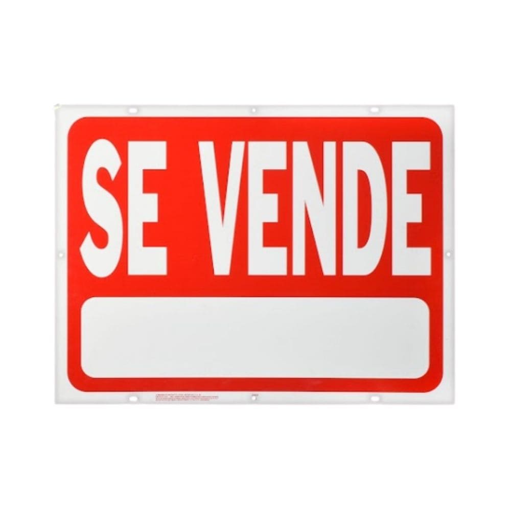 SEÑALAMIENTO SE VENDE 40X20