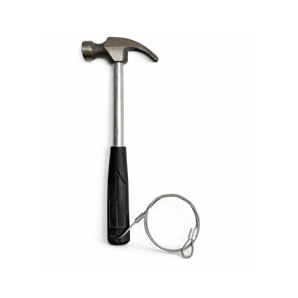 MARTILLO PEQUEÑO P/ROMPER CRISTAL C/CADENA