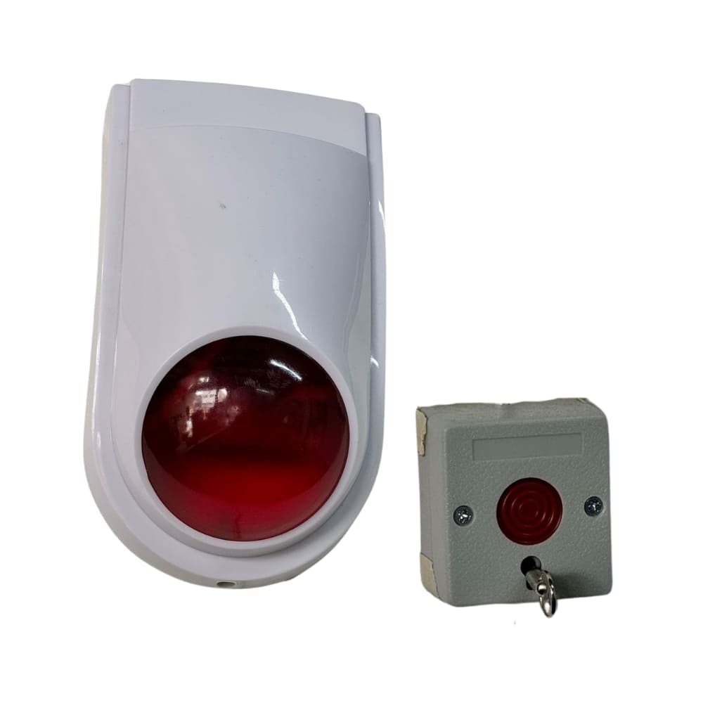 ALARMA DE EMERGENCIA, BOTON DE PANICO,SIRENA,PANEL ECO