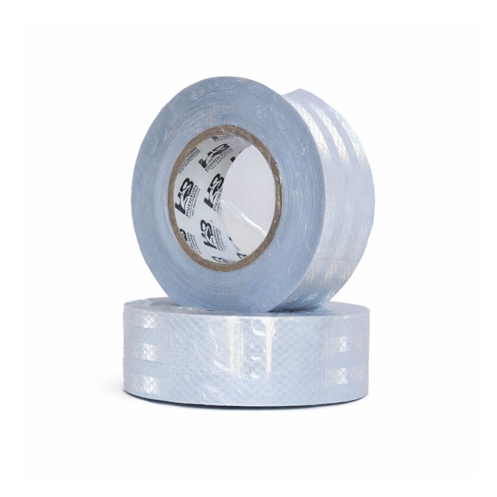 CINTA REFLEJANTE BLANCA 2" HB 25 MTS