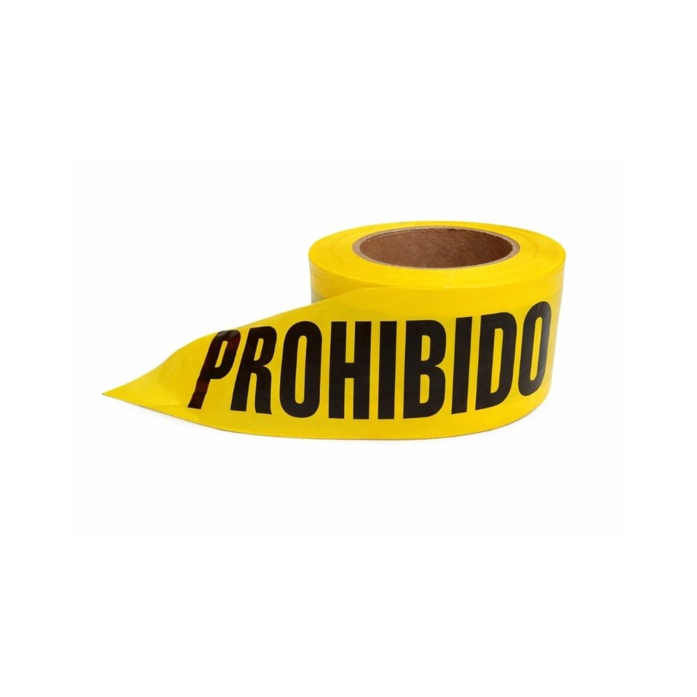 CINTA BARRICADA PROHIBIDO EL PASO