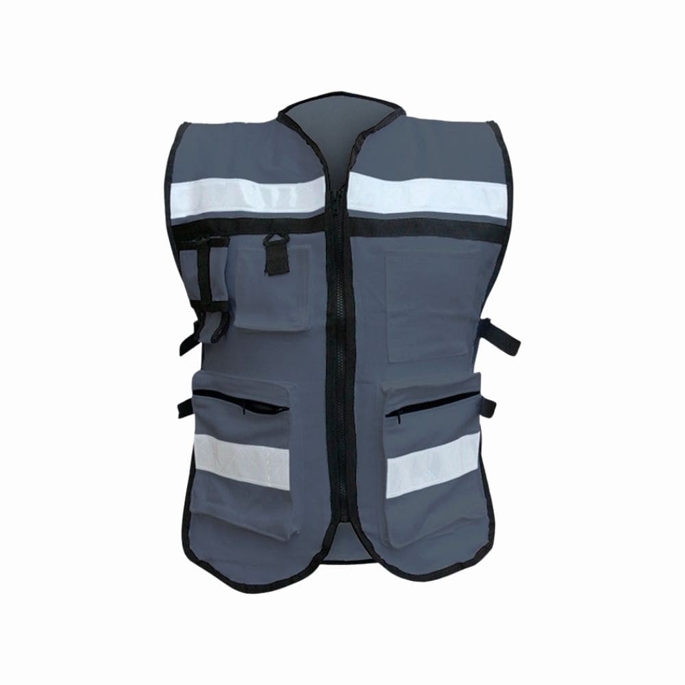 CHALECO RESCATISTA CON CINTAS REFLEJANTES "GRIX OXFORD"