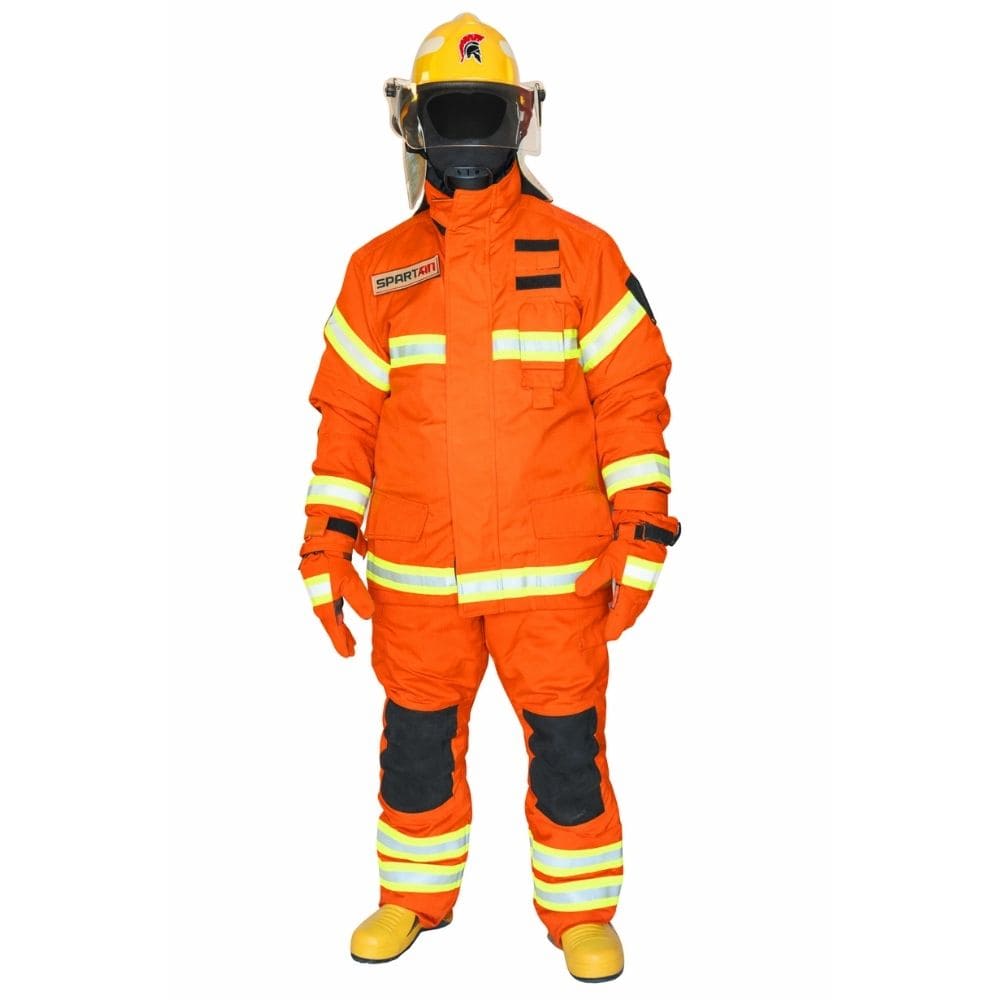 EQUIPO BOMBERO COMPLETO CERTIFI EUROPEA NARANJA SPARTAN T/L