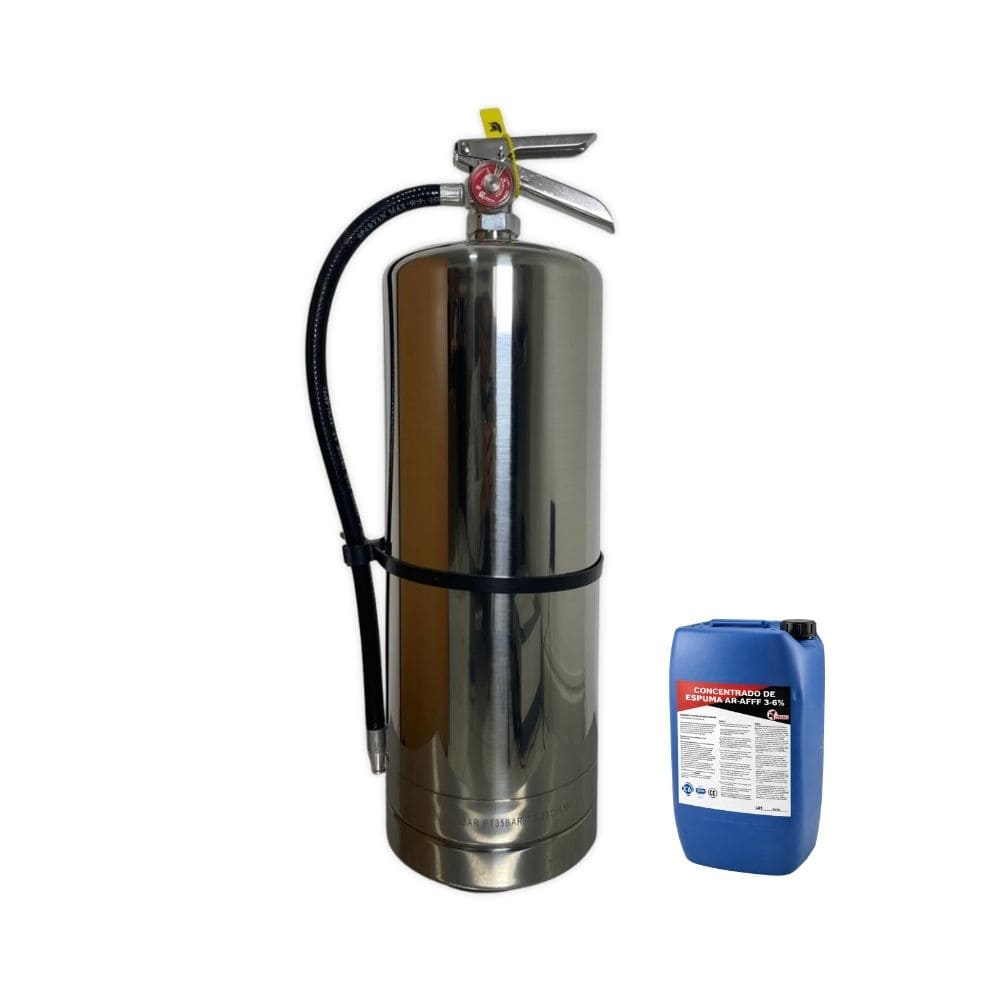 EXTINTOR ESPUMA AFFF 6% ACERO INOX 9.46 LTS SP