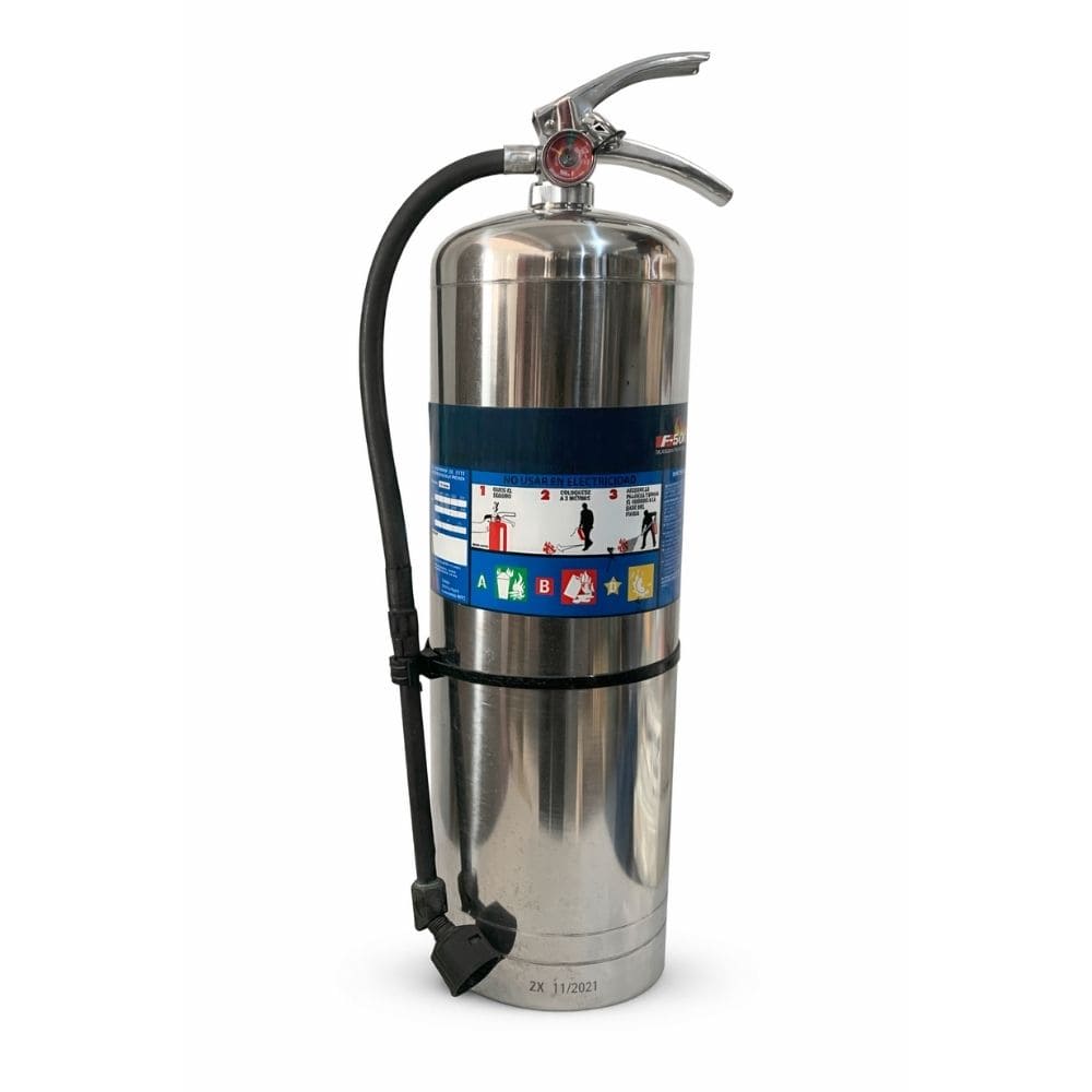 EXTINTOR F-500 LLENO ACERO INOX  9.46 LTS,  UL VICTORY