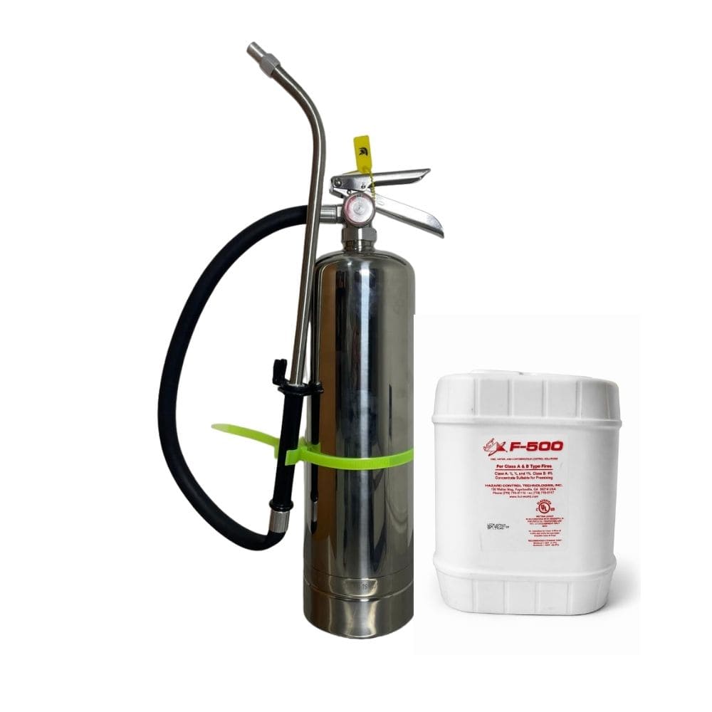 EXTINTOR F-500 LLENO ACERO INOX 4 LTS UL SPARTAN