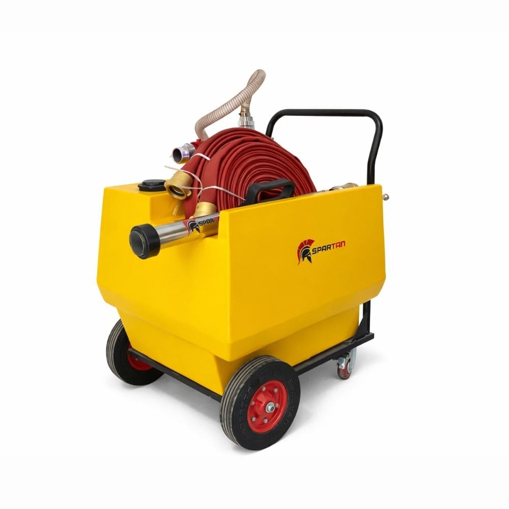 CARRO ESPUMADOR 120 LTS CON EDUCTOR Y 2 MANGUERAS SPARTAN