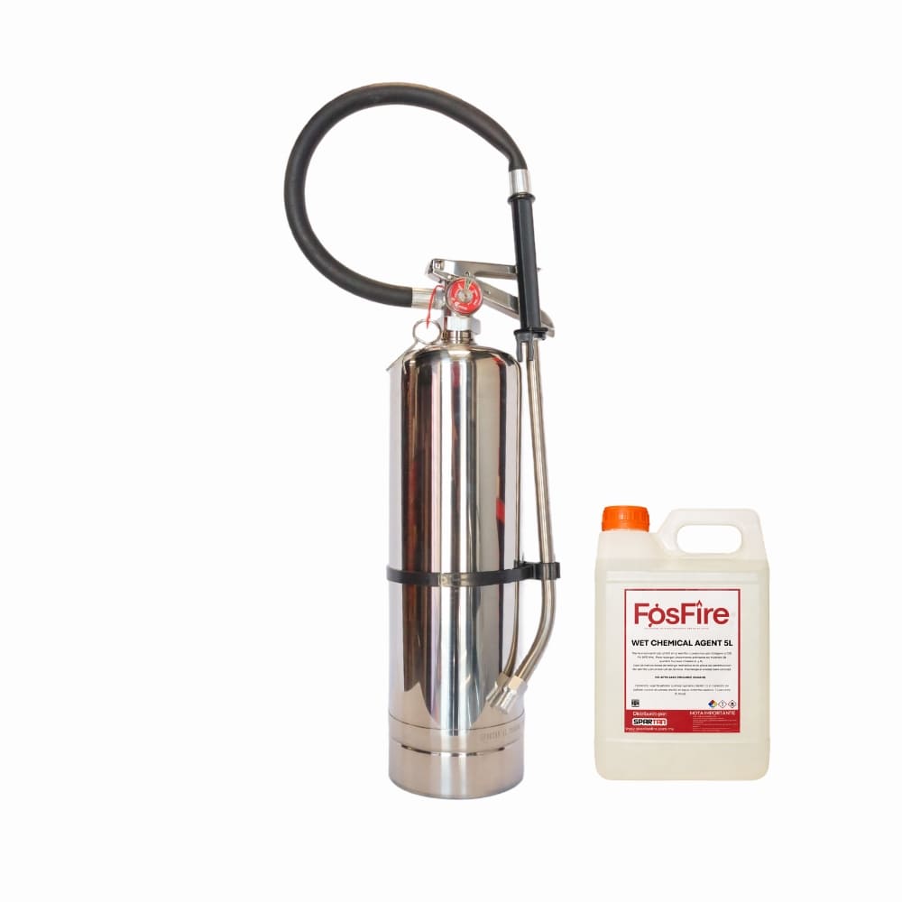 EXTINTOR 4 L TIPO K ACERO INOXIDABLE SP