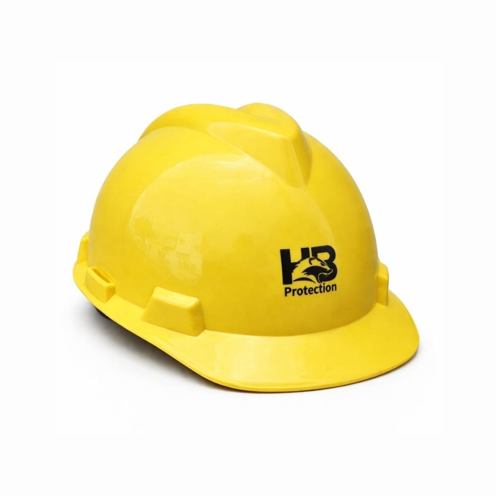 CASCO CON MATRACA AMARILLO HB