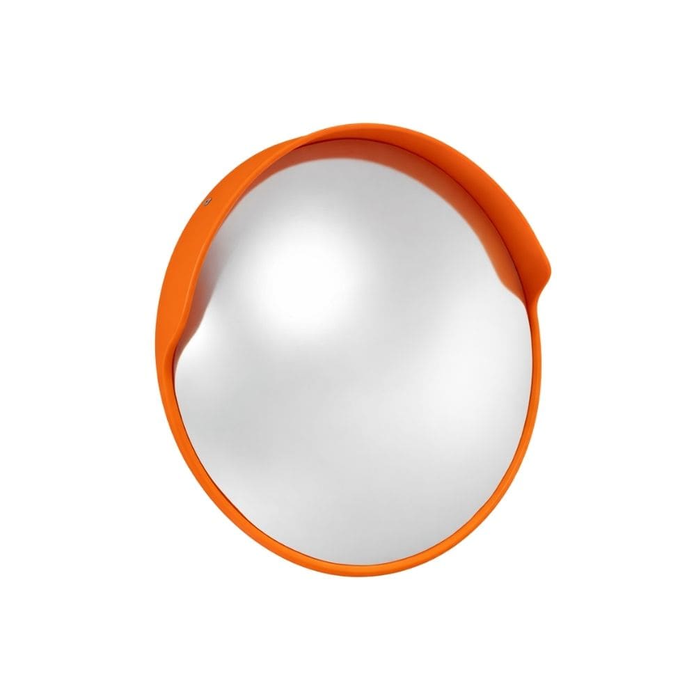 ESPEJO CONVEXO DE 60 CM PLASTICO NARANJA