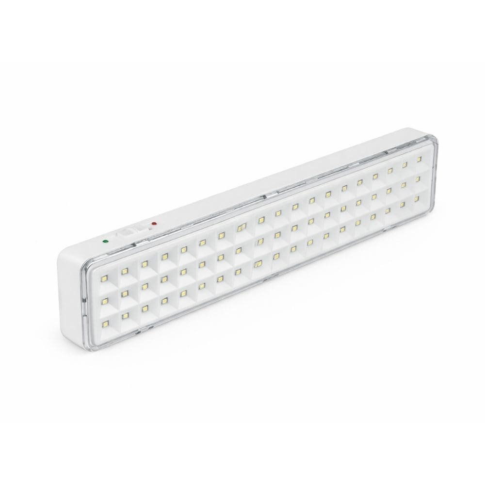LAMPARA DE EMERGENCIA RECARGABLE 300 LM, 60 LEDS