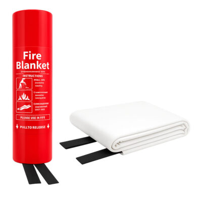 BLANKET FIRE 1.8 X 1.8 ROUND PVC CASE TUBO