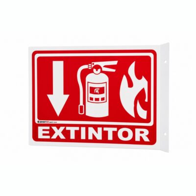 SEÑALAMIENTO TIPO BANDERA EXTINTOR 30 X 40