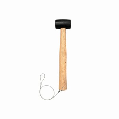MARTILLO DE GOMA P ROMPER CRISTAL CON CADENA CH