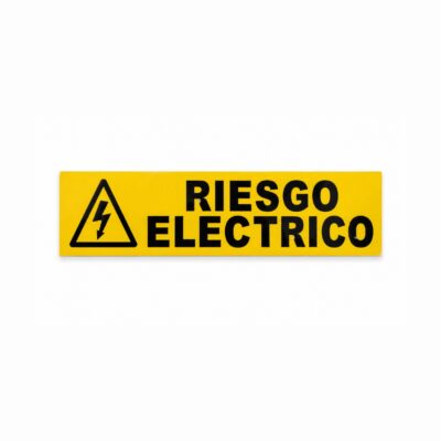 ETIQUETA P/ TUBERIA RIESGO ELECTRICO 15 X 3.5