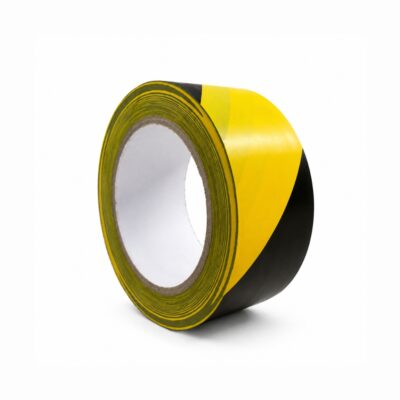 CINTA MARCAJE 2'' (ROLLO 33 METROS) COLOR NEGRO/AMAR