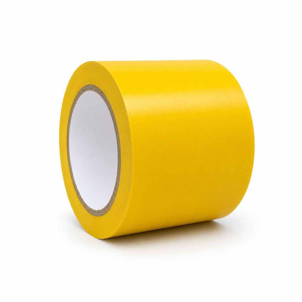 CINTA MARCAJE 4" (ROLLO 33 METROS) COLOR AMARILLO