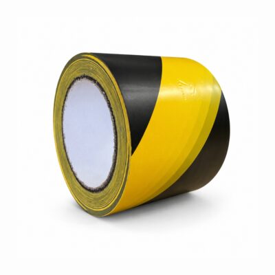 CINTA MARCAJE 4" (ROLLO 33 METROS) COLOR NEGRO/AMARILLO
